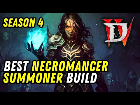 Diablo 4 Season 4 BEST Pure Summoner Necromancer Build