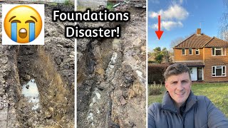 Foundations Collapse Due To The Great British Weather! The flip side of building work.