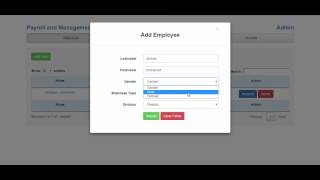 Payroll Management System with a PHP