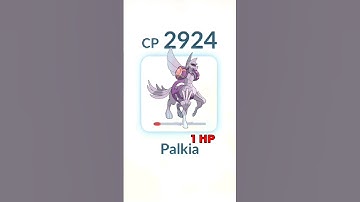 1HP Origin Forme Palkia VS Grunt PvP Battle #pokemongo #shorts #pokemonpvp #dialga #teamrocket