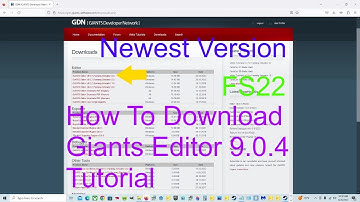 Giants Editor Tutorial | How To Download And Install Giants Editor 9.0.4 |  Newest Version