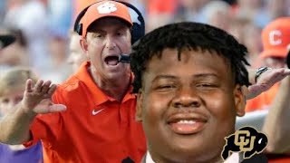 Dabo Swinney you better figure it out real quick.  Colorado Lands BIg Zack