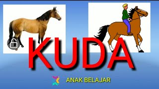 Belajar Membaca Kata Kuda