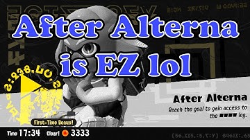 After Alterna is EZ lol (Splatoon 3 Secret Level Unedited)