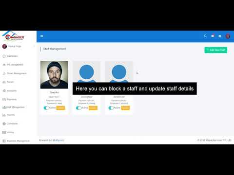 Stulity Manager | Activate/Deactivate Staff Login