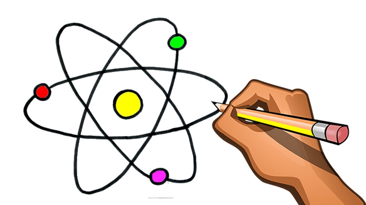 DRAWING AN ATOM DRAWS VERY EASY - YouTube