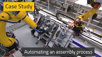 Automation of an assembly process for batch size 1 manufacturing (with English subtitles)