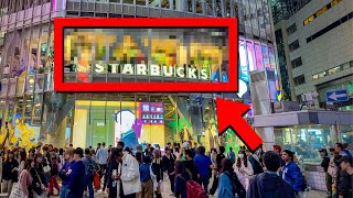 New Starbucks at Shibuya Crossing 4K HDR