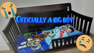 Converting Baby Crib Into a Toddler Bed | Very Emotional For Mom