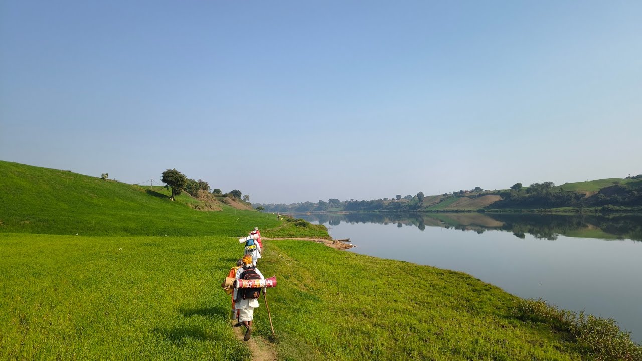 नर्मदा परिक्रमा पैदल 👣|| NARMADA PARIKRIMA 71 दिन 14/01/2026 कुड़ी आश्रम से पीठहेरा आश्रम 