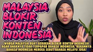 They say Indonesian is just Malay, but Malaysian kids are now speaking Indonesian and everyone's ...