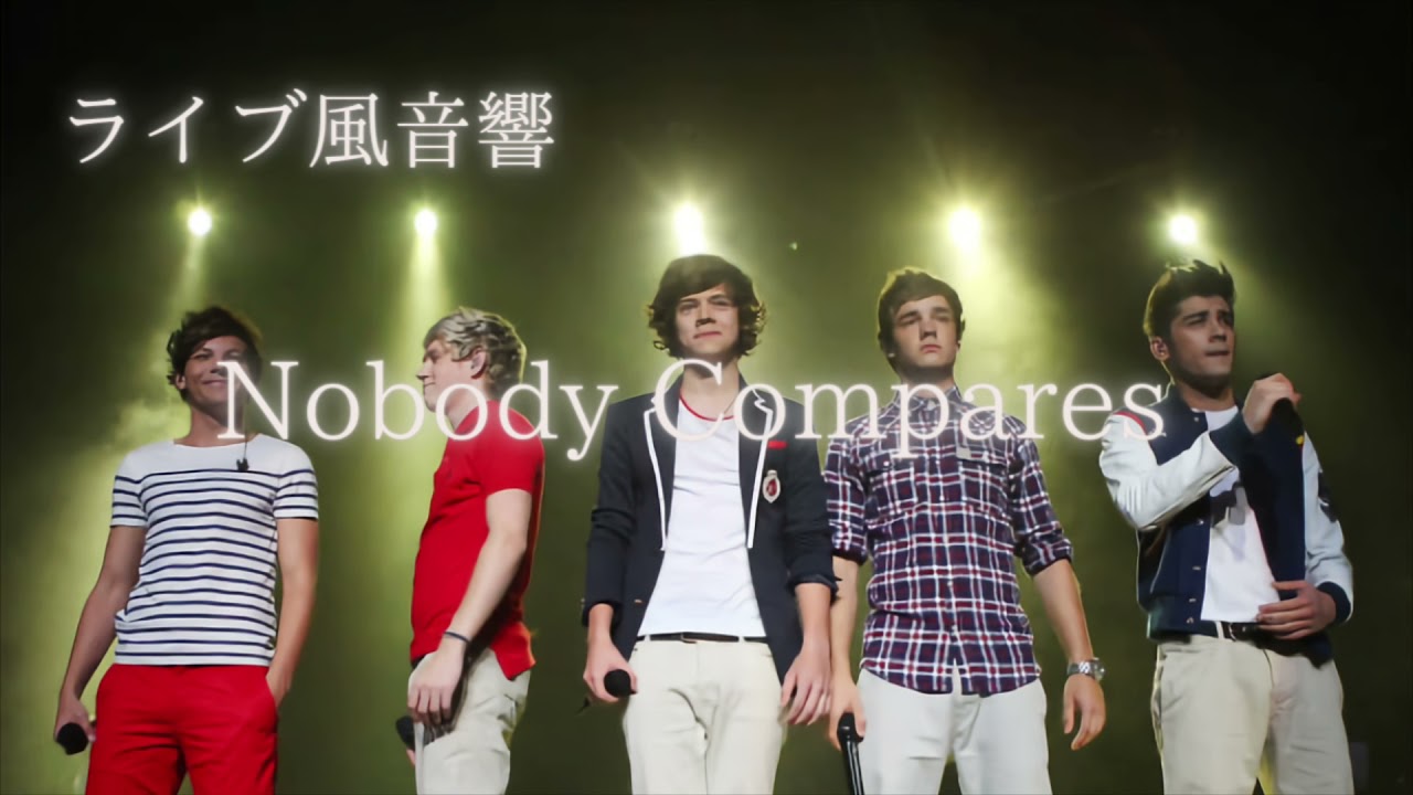 【ライブ風音響】One Direction - Nobody Compares