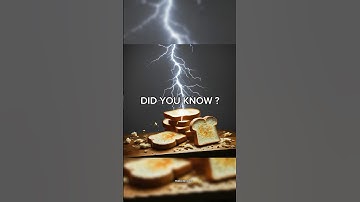 Shocking Fact!✨ Did you know one lightning bolt has enough power to toast..100,000 slices of bread!