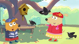 Puppy Learns To Build A Birdhouse: Educational Full Episode | Cartoon For Kids
