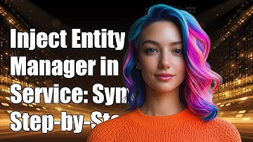 How to Inject EntityManager into a Service in Symfony: A Step-by-Step Guide