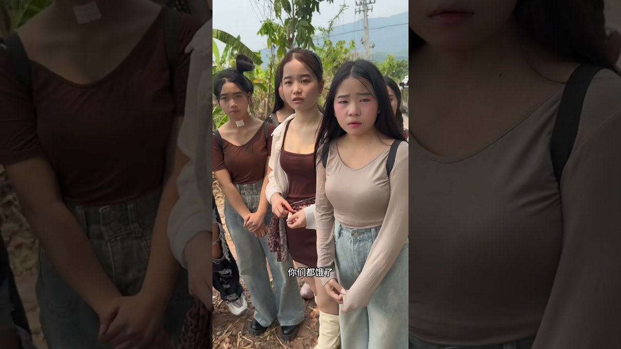 老挝苗族女孩来中国找工作几天没有吃饭了，到我家火龙果基地摘火龙果吃，被我发现了，看他们太可怜了，背井离乡来到中国也不容易就帮帮她们吧#找工作 #苗族姑娘 #外国人在中国 #农村姑娘 #老外媳妇