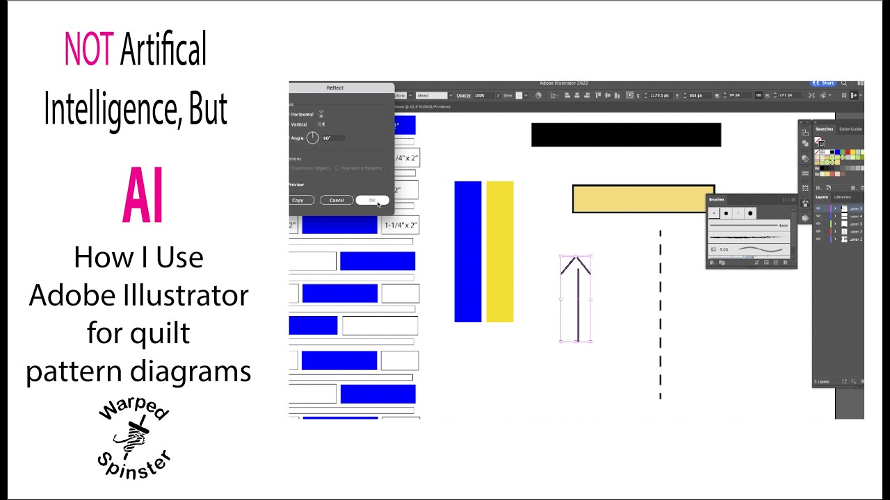 Using AI:  Diagrams for Quilt Patterns {{DEMO--NOT A TUTORIAL}}