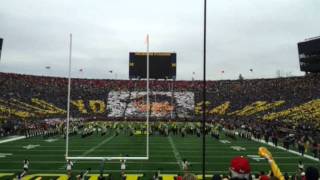 Big House Lloyd Carr Tribute 2011 11 19