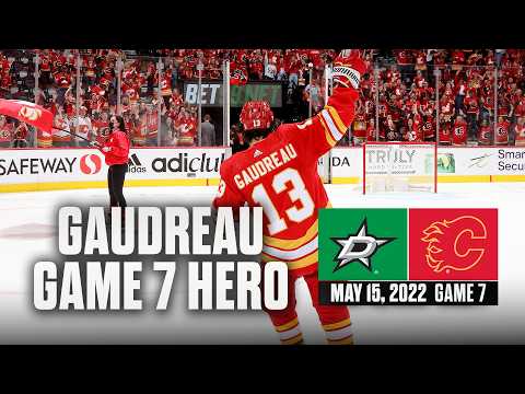 FULL REPLAY: Gaudreau Game 7 Winner! Stars @ Flames | 2022 Playoffs