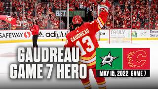 FULL REPLAY: Gaudreau Game 7 Winner! Stars @ Flames | 2022 Playoffs screenshot 2