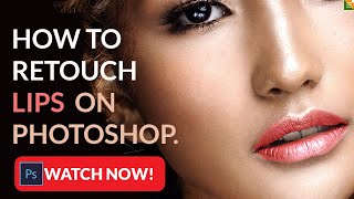 how to retouching lips by Photoshop. screenshot 3
