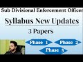 “Complete SDEO Syllabus 2025 | Sub Divisional Enforcement Officer Full Guide”