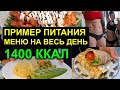 ДНЕВНИК ПИТАНИЯ на день на 1400 ккал / пример питания НА 1400 ККАЛ / разбор кбжу, сколько грамм есть