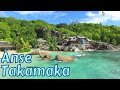 Strand "Anse Takamaka" auf Mahé (Seychellen)