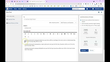 Parent Square Making a Post