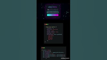 Futuristic Cyber Login Form | Neon Glow Animation with HTML, CSS & JS 💻⚡