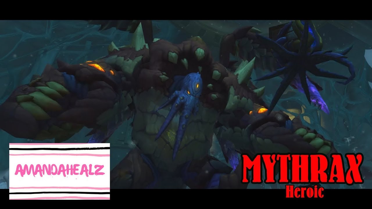 WoW BfA - Uldir Raid Guide - Mythrax (Heroic) - Resto Druid POV with COMMENTARY