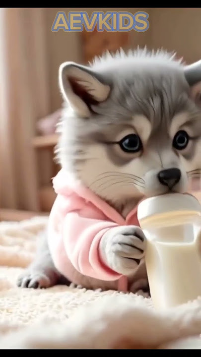 cute baby wolf #trending#wolf#shorts