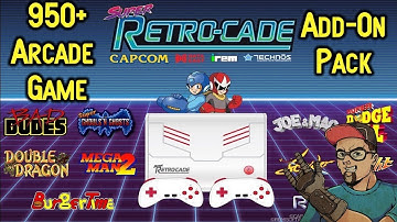 Retrobit Super Retro-Cade 950+ Arcade Add On Pack With Artwork