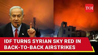 Israel Pounds Syria's Nasiriyah Military Airport; New Video Shows 'Revenge Strikes’ On Iranian Bases
