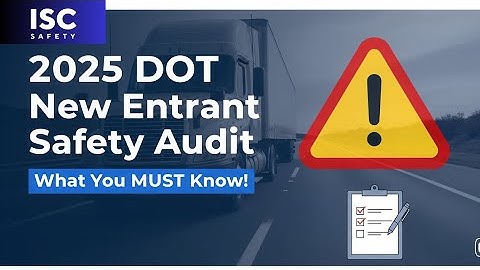 2025 DOT New Entrant Safety Audit: What You MUST Know! #truckingbusiness #owneroperator #trucking