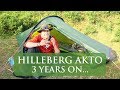 Hilleberg Akto 3 years on