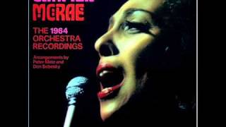 Carmen McRae - Don&#39;t ever leave me