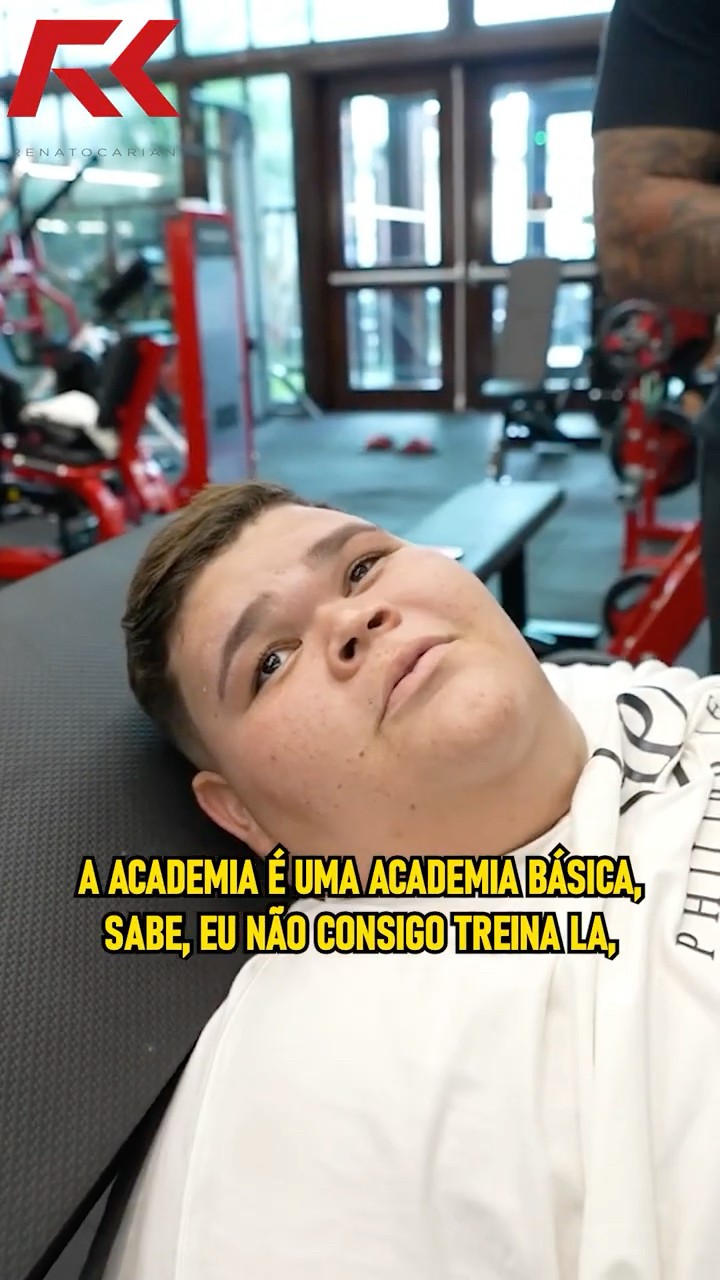 GORDÃO DA XJ NÃO CONSEGUE TREINAR POR CONTA DISSO! #renatocariani #gordaodaxj #academia #treino