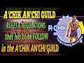 Achik anchi guild  rules  regulations