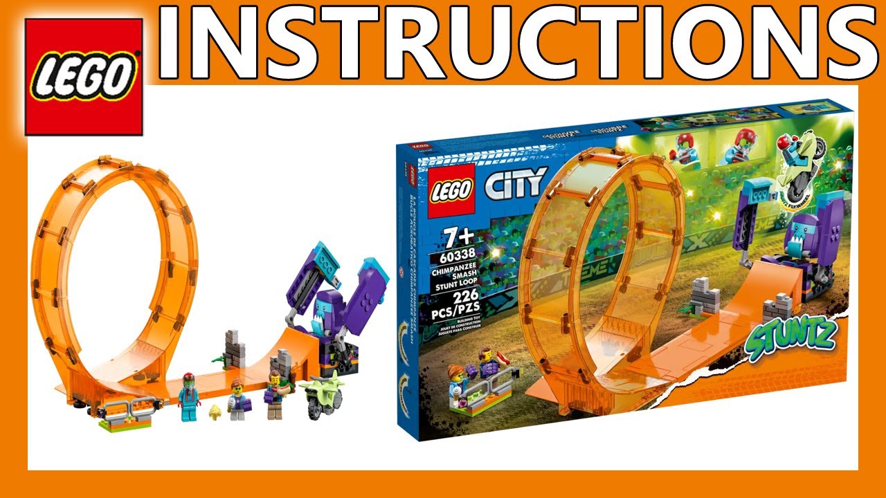 LEGO Instructions | Smashing | 60338 Stunt City LEGO YouTube | 2022 - Chimpanzee Loop