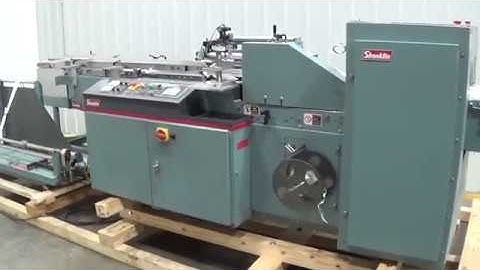 Shanklin F1 Side Sealer Centerfolder Metering Belt SIGMA Equipment