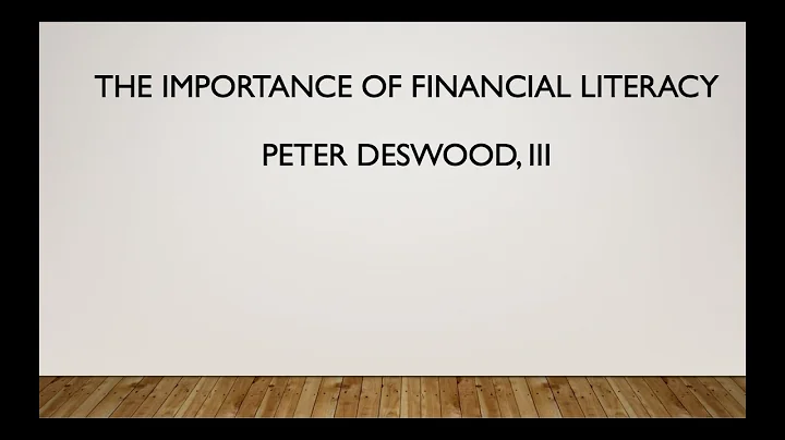 The Importance of Financial Literacy with Peter De...