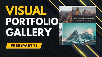 How To Make A Visual Portfolio Wordpress Tutorial 2024 | Part 1