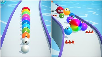 Ball Run 2048 🎱😷 - All Levels Gameplays  Android, iOS part 138