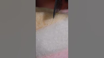 Hot Knife vs Marshmallow Close-Up. #asmr #closeup #satisfying #macrovideo #asmrvideo #slowmotion