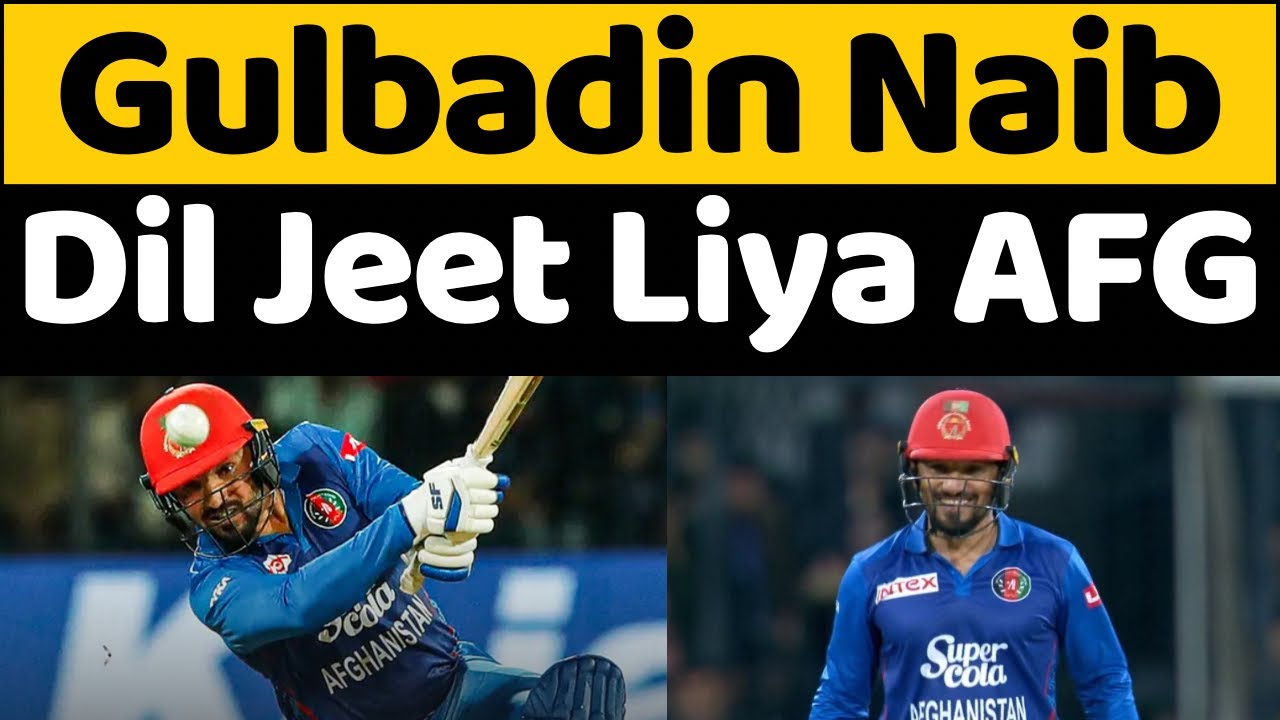 Gulbadin Naib 55 runs off 23 balls against India | Indian media ...