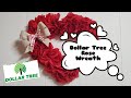 Dollar Tree Heart Wreath | Cheap Pretty Valentine Wreath