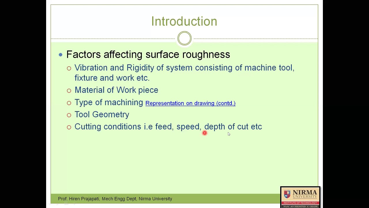 1 Introduction to surface roughness metrology - YouTube