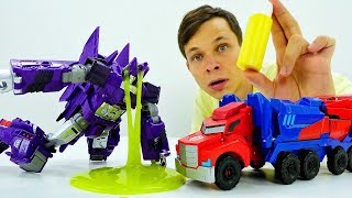 Игры для мальчиков Мастерскую Фёдора атаковали ВСЕ Злодеи Игрушки #Трансформеры видео для детей