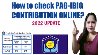 HOW TO CHECK PAG-IBIG CONTRIBUTION ONLINE? 2022 update.